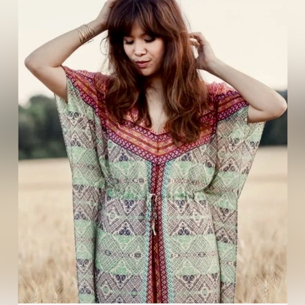 ANTHROPOLOGIE Vanessa Virginia Chama Kaftan - Picture 6 of 14